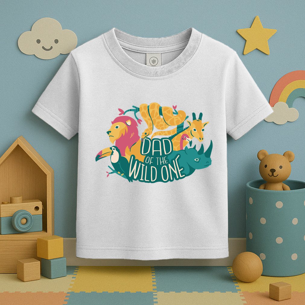 Dad Of The Wild One Birthday Toddler T-Shirt