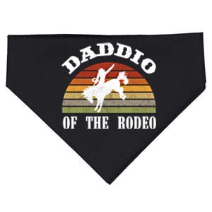 Daddio Of The Rodeo Father's Day Cow Horse Lover Dad Meaningful Gift USA-Made Doggie Bandana