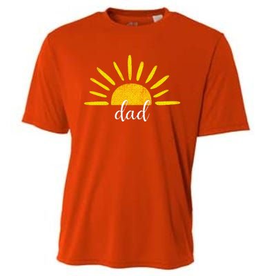 Dad Of The Birthday First Trip Around The Sun Cooling Performance Crew T-Shirt