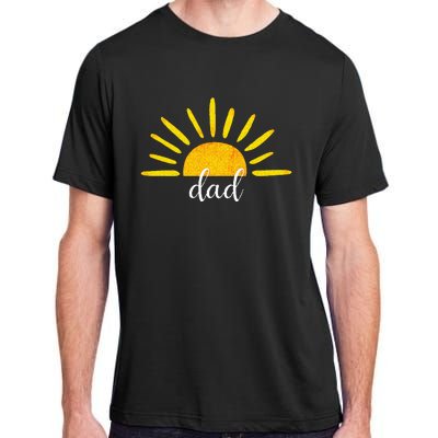 Dad Of The Birthday First Trip Around The Sun Adult ChromaSoft Performance T-Shirt