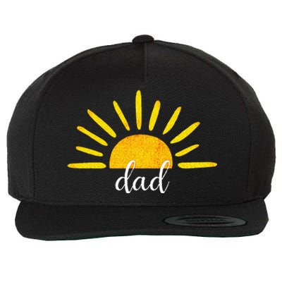 Dad Of The Birthday First Trip Around The Sun Wool Snapback Cap