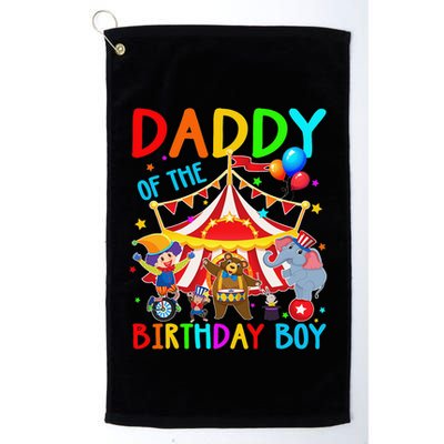 Daddy Of The Birthday Carnival Circus Themed Family Bday Golf Towel