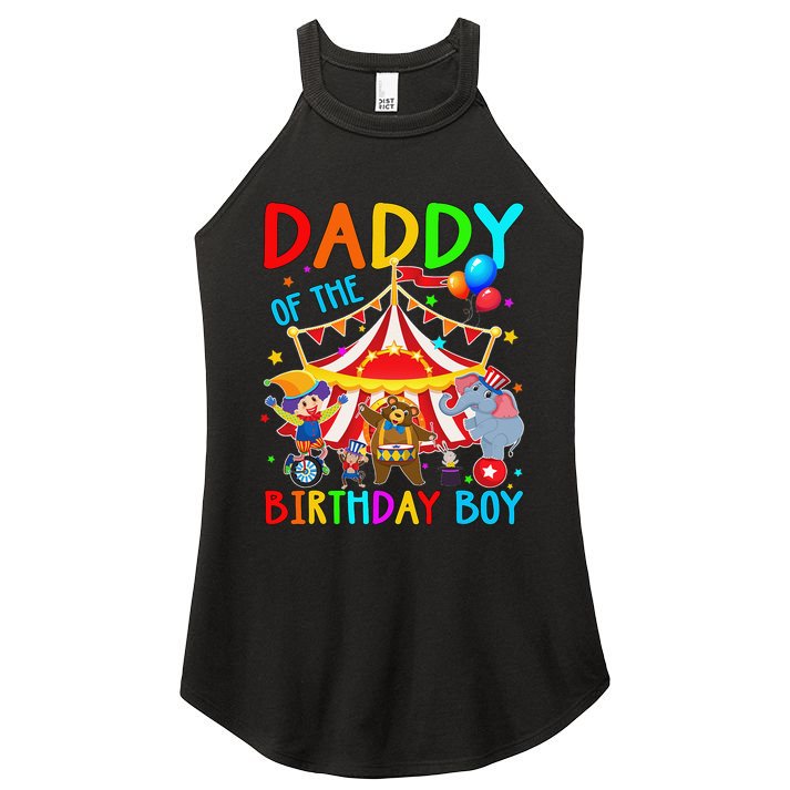 Daddy Of The Birthday Carnival Circus Themed Family Bday Women's Perfect Tri Rocker Tank