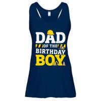 Dad Of The Birthday Boy Matching Family Construction Party Ladies Essential Flowy Tank