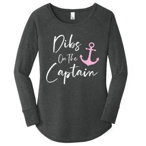 Dibs on the Captain Women's Perfect Tri Tunic Long Sleeve Shirt