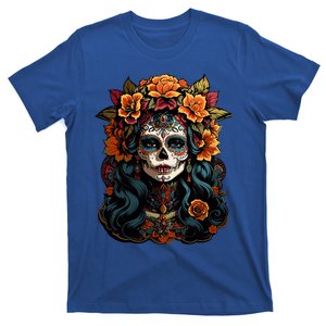 Day Of The Dead De Los Muertos La Catrina Sugar Skull Women T-Shirt