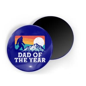 Dad Of The Year Funny Bigfoot Mountains 80S Fathers Day Gift Magnet