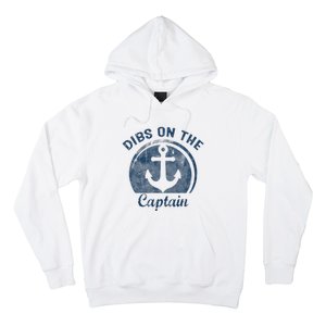 Dibs On The Captain Funny Boating Captain Wife Hoodie