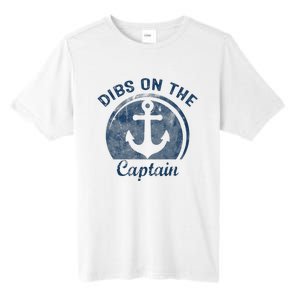 Dibs On The Captain Funny Boating Captain Wife Tall Fusion ChromaSoft Performance T-Shirt