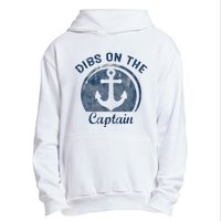 Dibs On The Captain Funny Boating Captain Wife Urban Pullover Hoodie