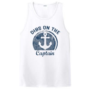 Dibs On The Captain Funny Boating Captain Wife PosiCharge Competitor Tank