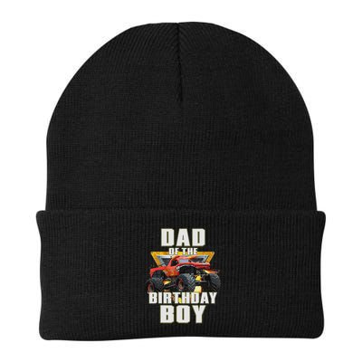 Dad Of The Birthday Boy Monster Truck Birthday Party Beanie
