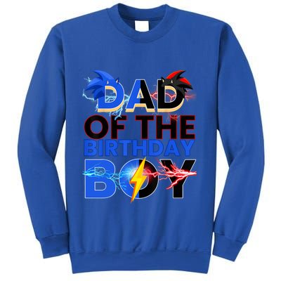 Dad Of The Birthday Boy Hedgehog Family Party Decorations Sweatshirt