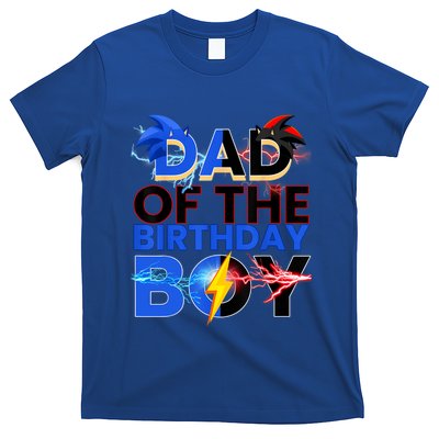 Dad Of The Birthday Boy Hedgehog Family Party Decorations T-Shirt