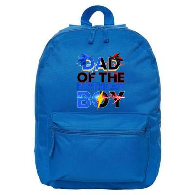 Dad Of The Birthday Boy Hedgehog Family Party Decorations 16 in Basic Backpack