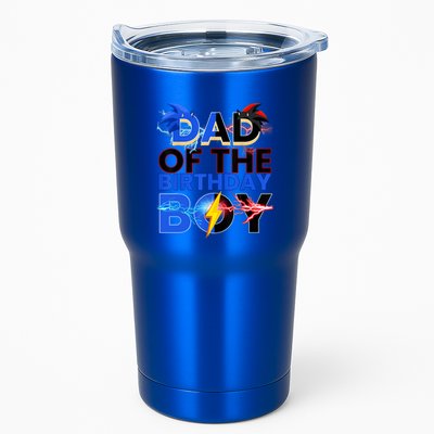 Dad Of The Birthday Boy Hedgehog Family Party Decorations Tumbler
