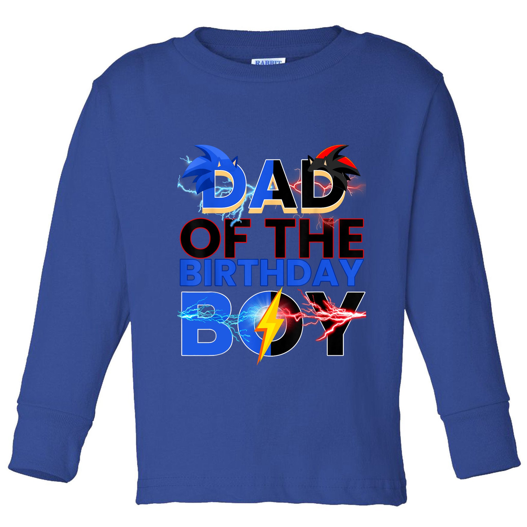 Dad Of The Birthday Boy Hedgehog Family Party Decorations Toddler Long Sleeve Shirt