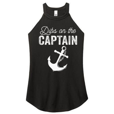 Dibs On The Captain Women’s Perfect Tri Rocker Tank