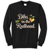 Dibs On The Redhead Funny St Patricks Day Drinking Sweatshirt