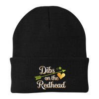 Dibs On The Redhead Funny St Patricks Day Drinking Beanie