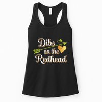 Dibs On The Redhead Funny St Patricks Day Drinking Womens Tank Top