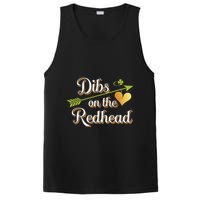 Dibs On The Redhead Funny St Patricks Day Drinking PosiCharge Competitor Tank