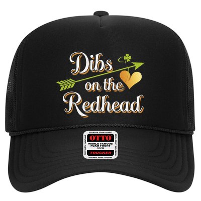 Dibs On The Redhead Funny St Patricks Day Drinking Trucker Hat