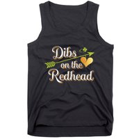 Dibs On The Redhead Funny St Patricks Day Drinking Tank Top