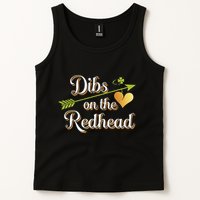 Dibs On The Redhead Funny St Patricks Day Drinking Tank Top