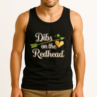 Dibs On The Redhead Funny St Patricks Day Drinking Tank Top