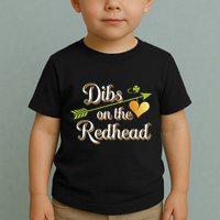 Dibs On The Redhead Funny St Patricks Day Drinking Toddler T-Shirt