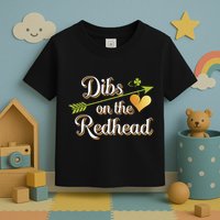 Dibs On The Redhead Funny St Patricks Day Drinking Toddler T-Shirt