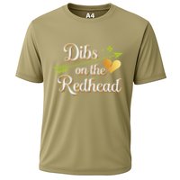 Dibs On The Redhead Funny St Patricks Day Drinking Performance Shirt