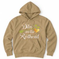Dibs On The Redhead Funny St Patricks Day Drinking Hoodie