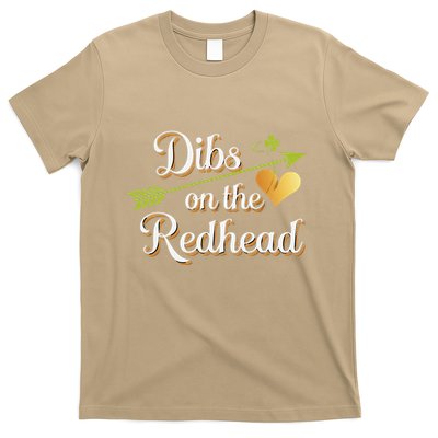 Dibs On The Redhead Funny St Patricks Day Drinking T-Shirt