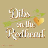 Dibs On The Redhead Funny St Patricks Day Drinking Sustainable Beanie