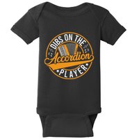 Dibs On The Accordion Player Baby Bodysuit