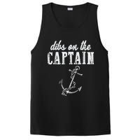 Dibs On The Captain Funny Captain Wife Retro Vintage Design PosiCharge Competitor Tank