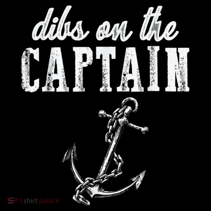 Dibs On The Captain Funny Captain Wife Retro Vintage Design Tank Top