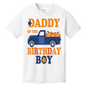 Daddy of The Pumpkin Truck 1st Birthday Family Kids T-Shirt