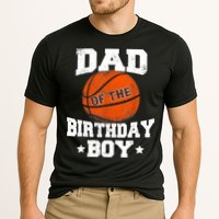 Dad Of The Birthday Boy Basketball Father Daddy Funny Cooling Performance Crew T-Shirt