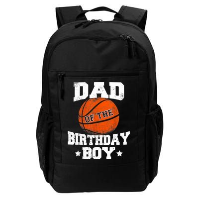Dad Of The Birthday Boy Basketball Father Daddy Funny Backpack