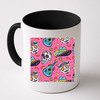 Day Of The Dead Guitar Mug