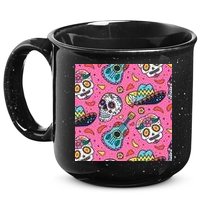 Day Of The Dead Guitar 15oz Campfire Ceramic Mug