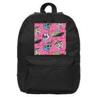 Day Of The Dead Guitar 16 in Basic Backpack