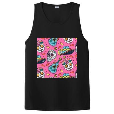 Day Of The Dead Guitar PosiCharge Competitor Tank