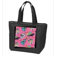 Day Of The Dead Guitar Zip Tote Bag