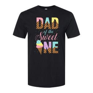 Dad Of The Sweet One Ice Cream Lovers Sweetie Girl Softstyle CVC T-Shirt