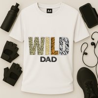 Dad Of The Wild One Zoo Birthday Safari Jungle Animal Cooling Performance Crew T-Shirt