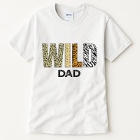 Dad Of The Wild One Zoo Birthday Safari Jungle Animal Tall T-Shirt